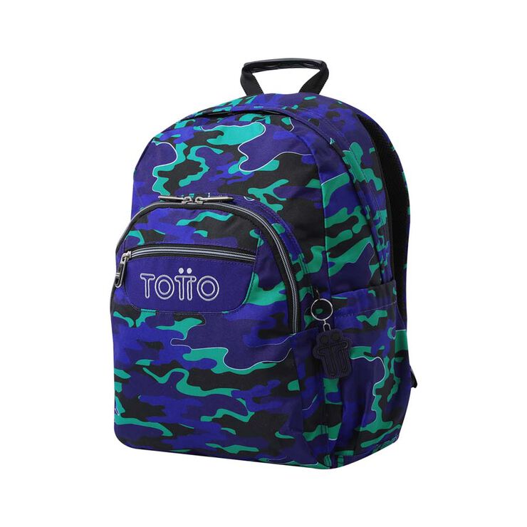 Motxilla Totto Acuareles Camo blau