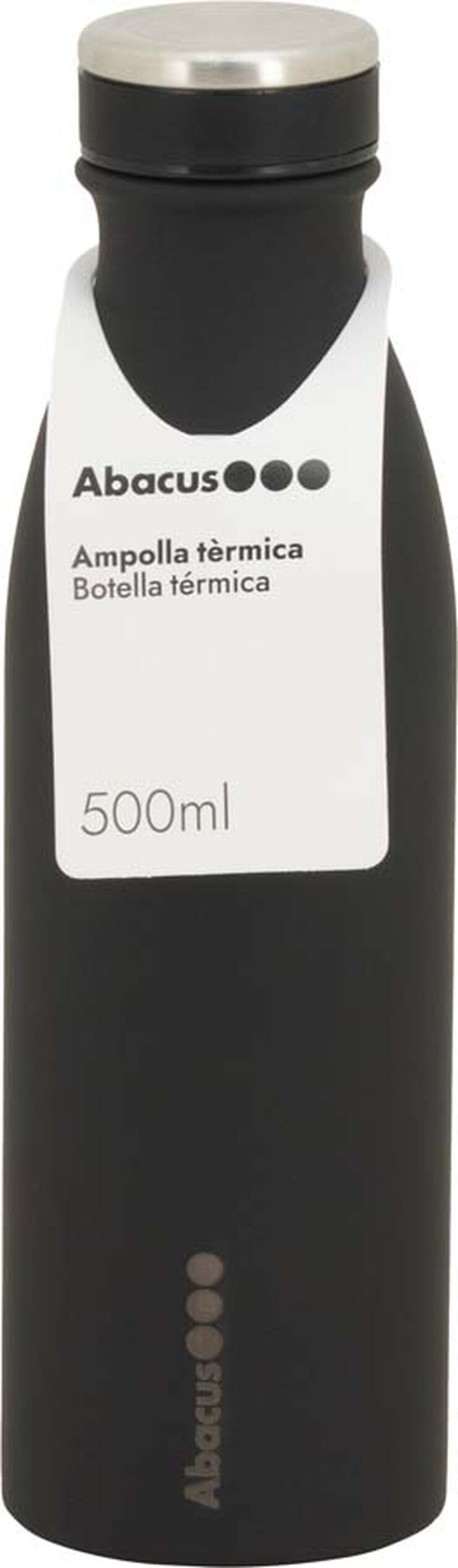 Ampolla termo Abacus 500ml negre