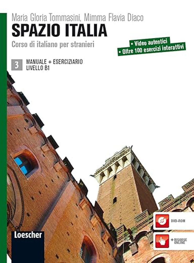 LOE Spazio italia 3 +Eserciziario+DVD