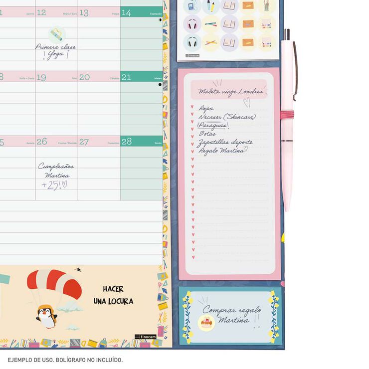 Calendario pared 16 meses Finocam Plus cas 24-25 Vitae