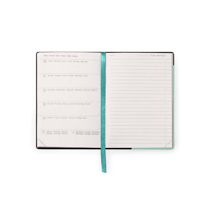 Agenda Legami 18 mesos small setm/vista mult 24-25 Milk&mint