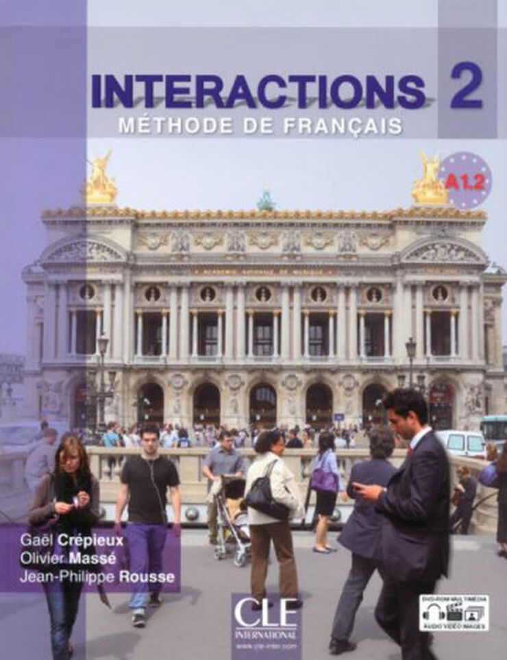 CLE Interactions 2 A1.2/Llibre+CDRom Cle 9782090387018