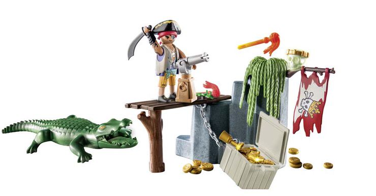 Playmobil Piratas con Caiman 71473