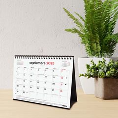 Calendario sobremesa Finocam 16 meses 21x15cm cas 24-25