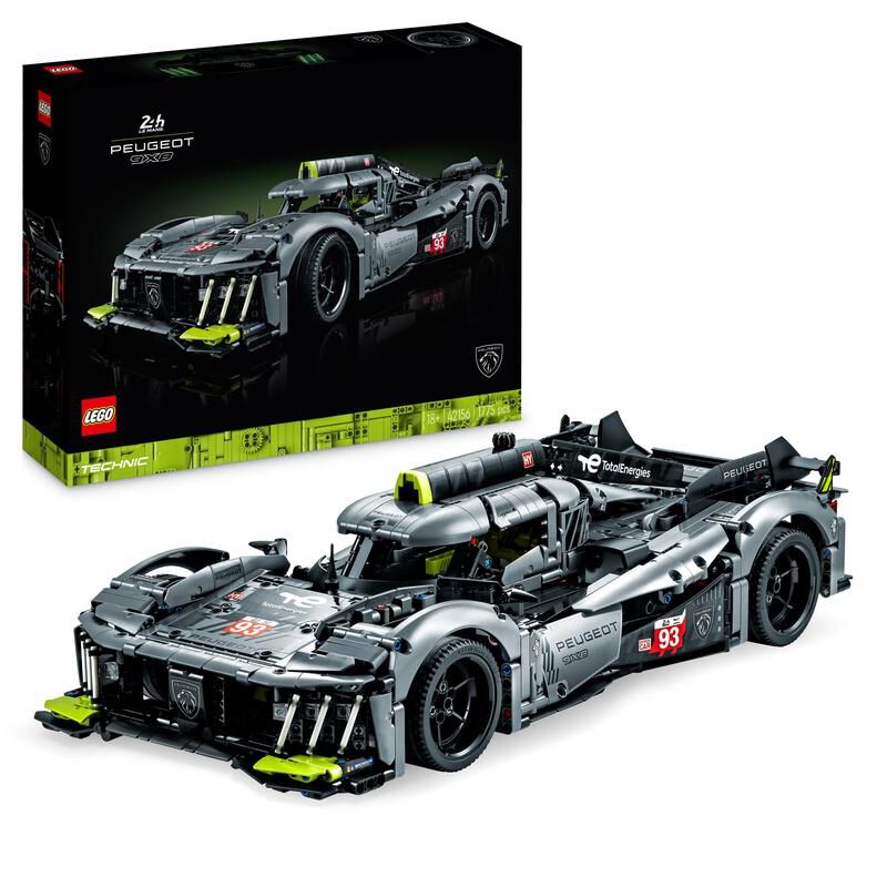 LEGO Technic PEUGEOT 9X8 24h Le Mans Hybrid Hypercar 42156 Abacus Online