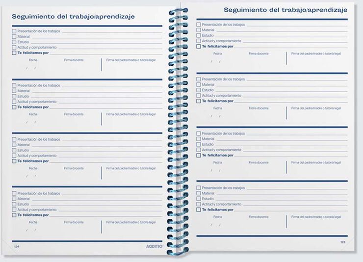 Agenda escolar Meridian sem/vista castellano 24-25 Additio