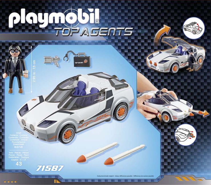 Playmobil City Action Agent Secret I Racer 71587