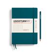 Libreta Leuchtturm A5 tapa dura dots pacific green