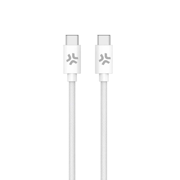 Cable USB-C 1,5m Celly blanco