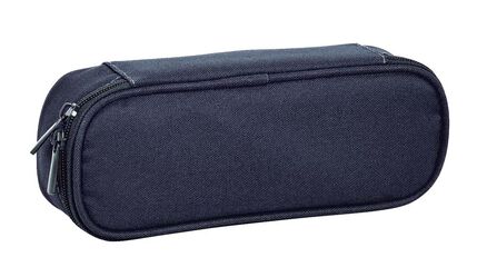 Estuche oval Abacus azul marino