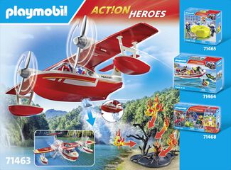 Playmobil City Action Hidroavió Bombers 71463