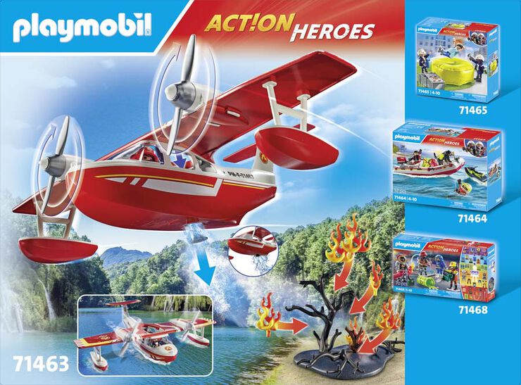 Playmobil City Action Hidroavió Bombers 71463