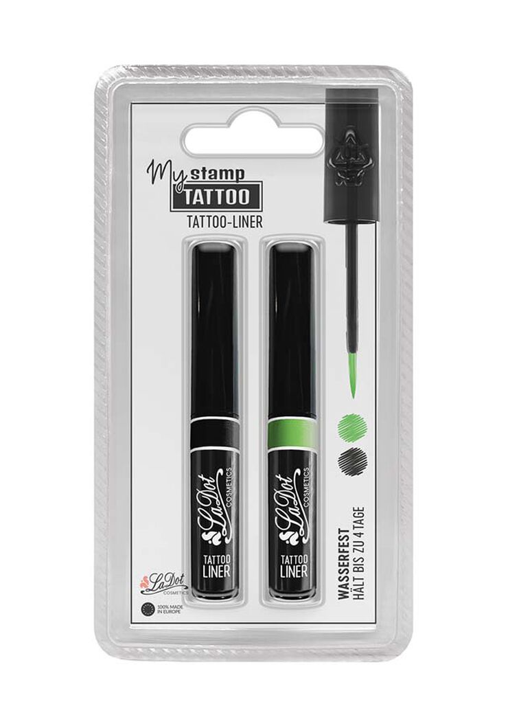 Liners My Stamp Tattoo negro y verde