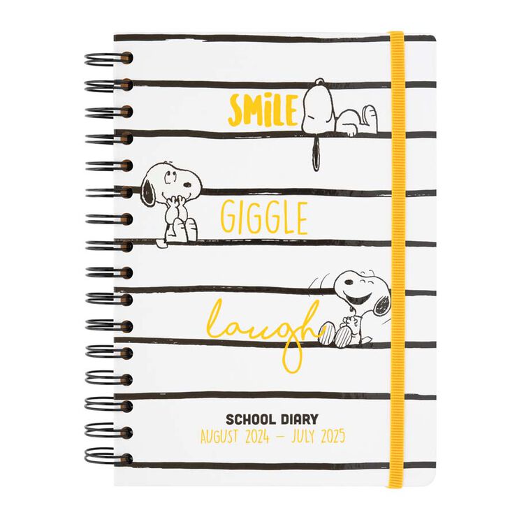 Agenda escolar A5 sem/vista mult 24-25 Snoopy