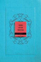 Burn after writing (blue) Burn after writing (blue)