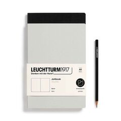 Libreta Leuchtturm Jottbook double A5 tapa blanda liso grey/black