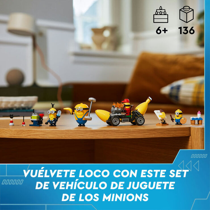 LEGO® Minions y Coche Banana 75580