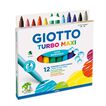 Retoladors Giotto Turbo Maxi 12 colors