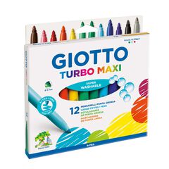 Rotuladores Giotto Turbo Maxi 12 colores