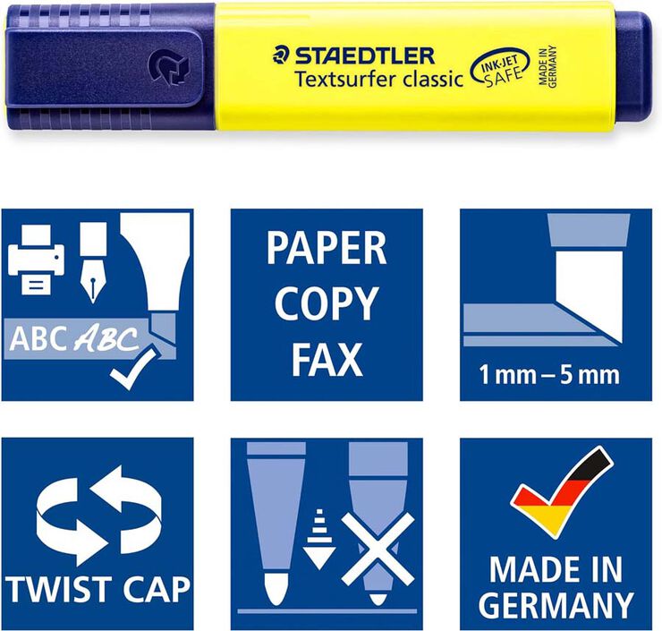 Marcadores fluoresecente Staedtler Textsurfer lila 10u