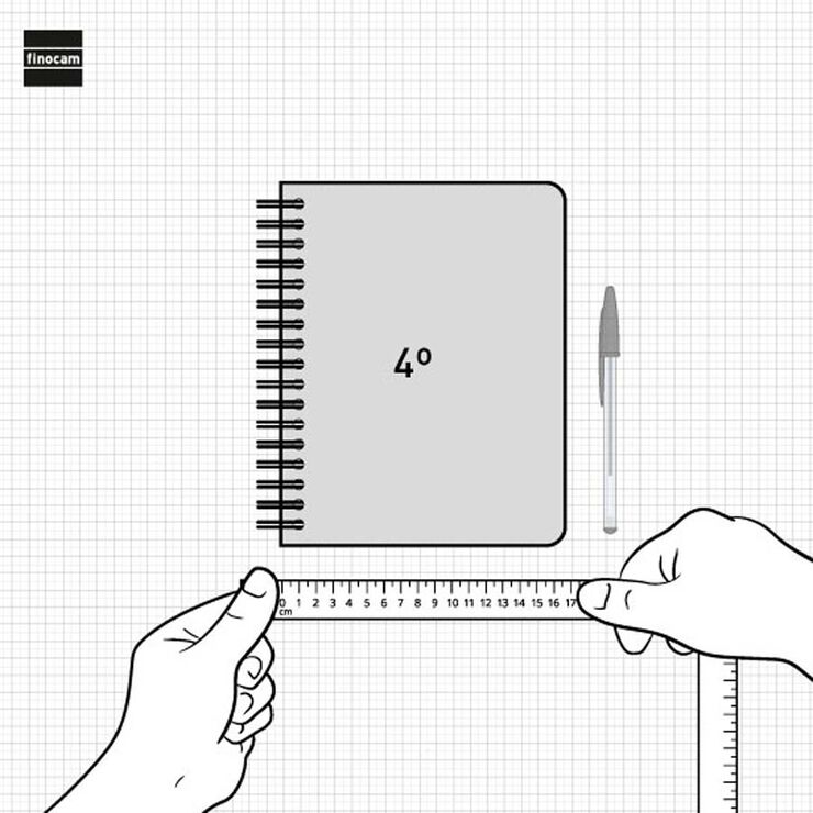 Agenda Finocam Magistral personalitzable 1/4 Sv cas 24-25 blau