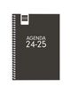 Agenda escolar Finocam Cool 1/8 sem/vista cas 24-25 negro