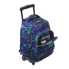 Motxilla rodes Totto Renglones Camo blau