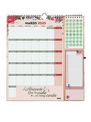 Calendario pared 16 meses Finocam Plus cao 24-25 Frases