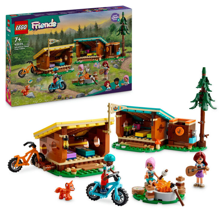 LEGO® Friends Campament d'Aventura: Cabanes Confortables 42624