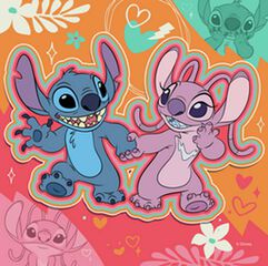 Puzle 3 X 49 piezas Disney Stitch