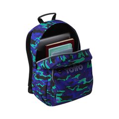 Motxilla Totto Acuareles Camo blau