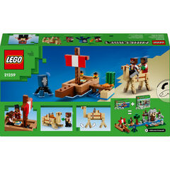 LEGO® Minecraft El Viaje en el Barco Pirata 21259