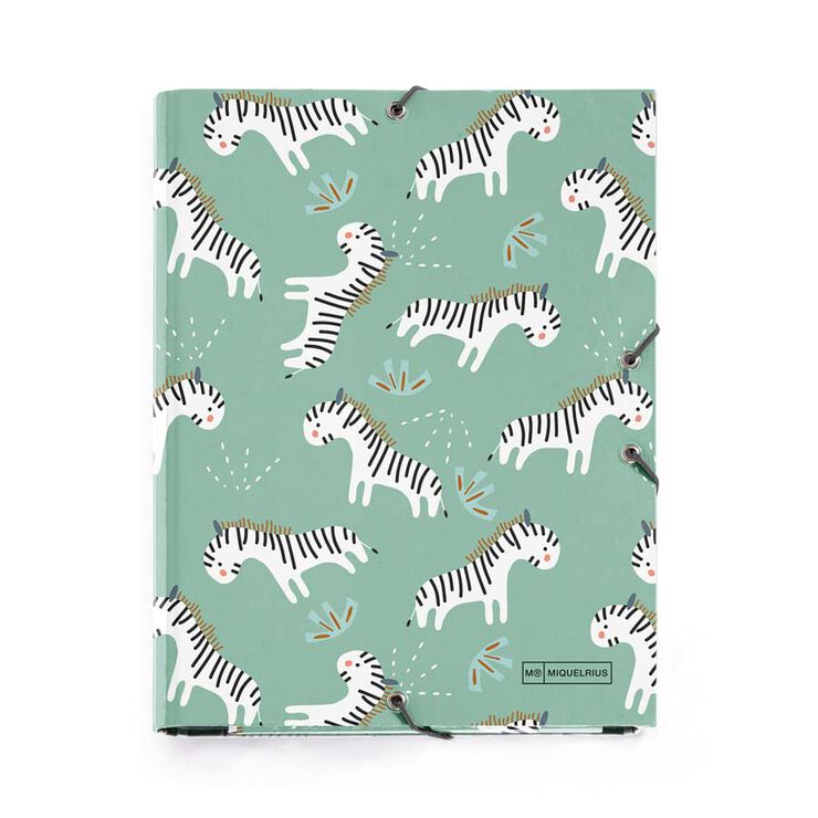 Carpeta gomes i solapa A5 Zebra