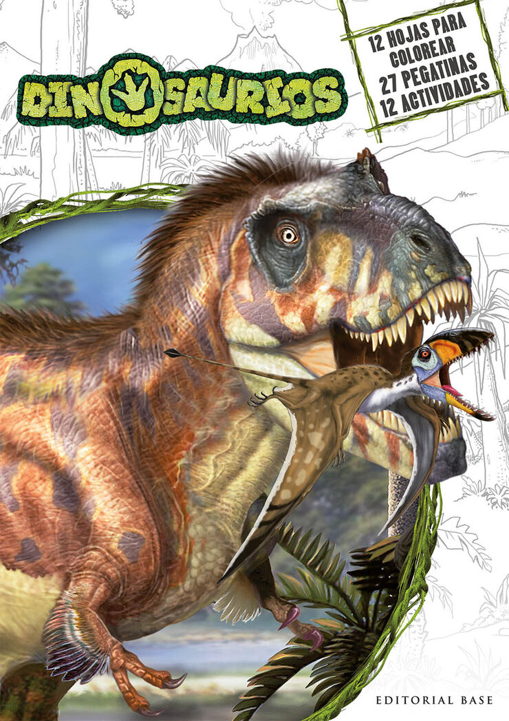 Pegatinas de Dinosaurios World - 1 hoja por 1,00 €