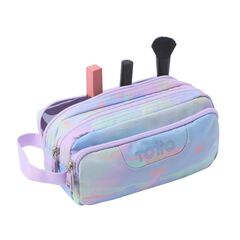 Estuche triple Totto Pastel