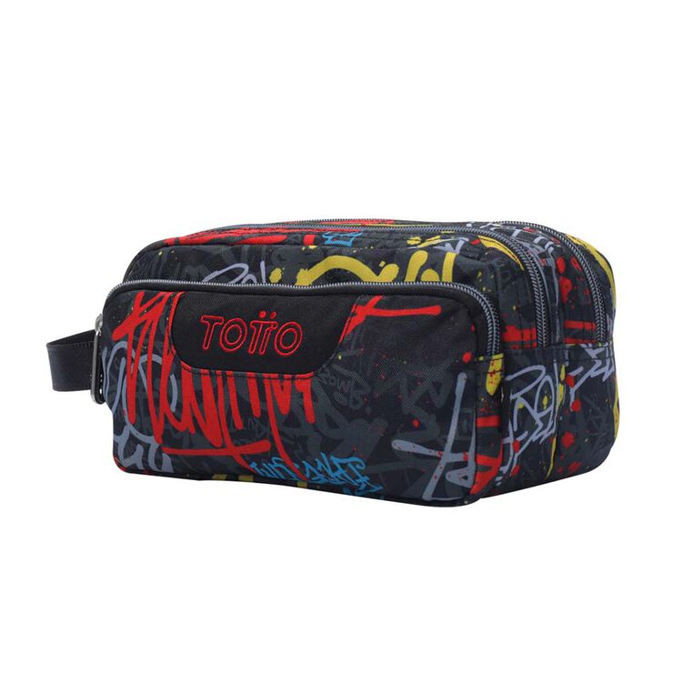 Estuche triple Totto Grafiti