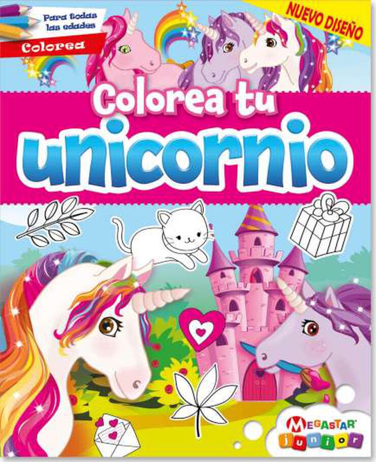 Unicornia - Lettering mágico y dibujos de unicornios para colorear​