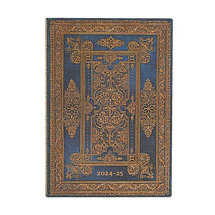 Agenda 18 mesos Flex Midi apaïsada setm/vista 24-25 Luxe blau