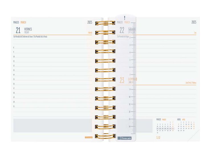 Agenda escolar Finocam Mini 1/8 día/pág cas 24-25 Pantera