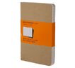 Pack 3 Libretas Moleskine L kraft raya