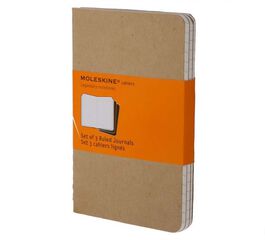 Pack 3 Llibretes Moleskine L kraft ratlla