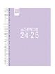 Agenda escolar Finocam Cool 1/4 dia/pàg cat 24-25 Lila