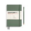 Libreta Leuchtturm A5 tapa blanda liso oliva