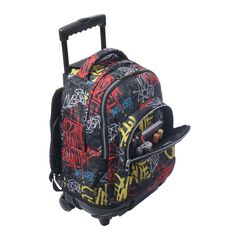 Mochila ruedas Totto Renglones Grafiti