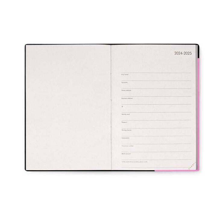 Agenda Legami 18 mesos medium setm/vista mult 24-25 Bubblegum