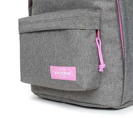 Motxilla PC Eastpak out Office grey/pink