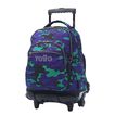 Mochila ruedas Totto Renglones Camo azul