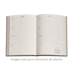 Agenda 18 mesos Flex Midi apaïsada setm/vista 24-25 Luxe blau