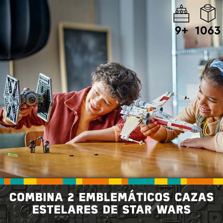 LEGO® Star Wars TM Caza TIE y Ala-X Fusionados 75393