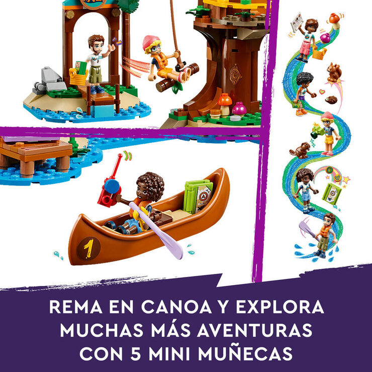 LEGO® Friends Campamento de Aventura: Casa del Árbol 42631